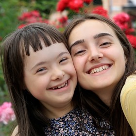 Woman with Down Syndrome Girl Woman with Down Syndrome Girl